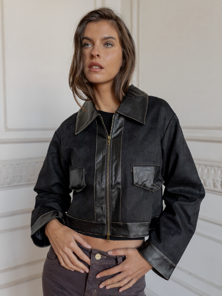 CHAQUETA MAGNOLIA NEGRO