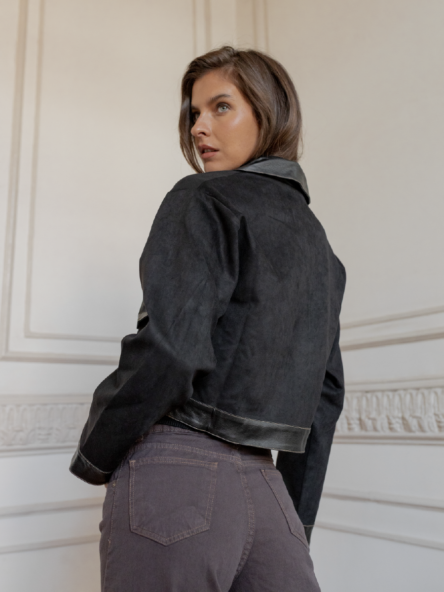 CHAQUETA MAGNOLIA NEGRO