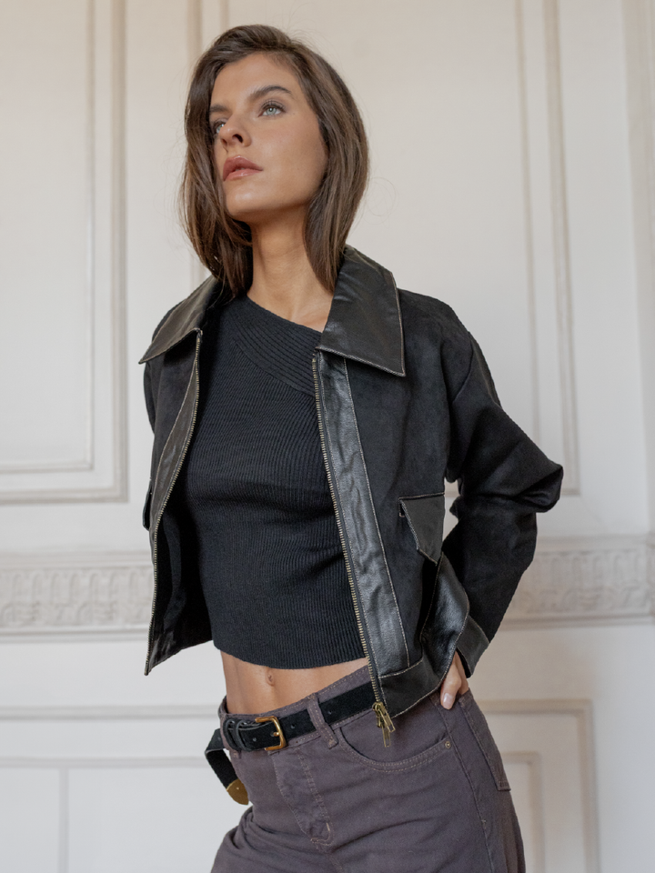 CHAQUETA MAGNOLIA NEGRO