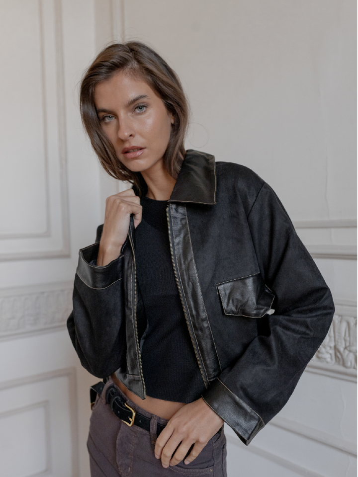 CHAQUETA MAGNOLIA NEGRO