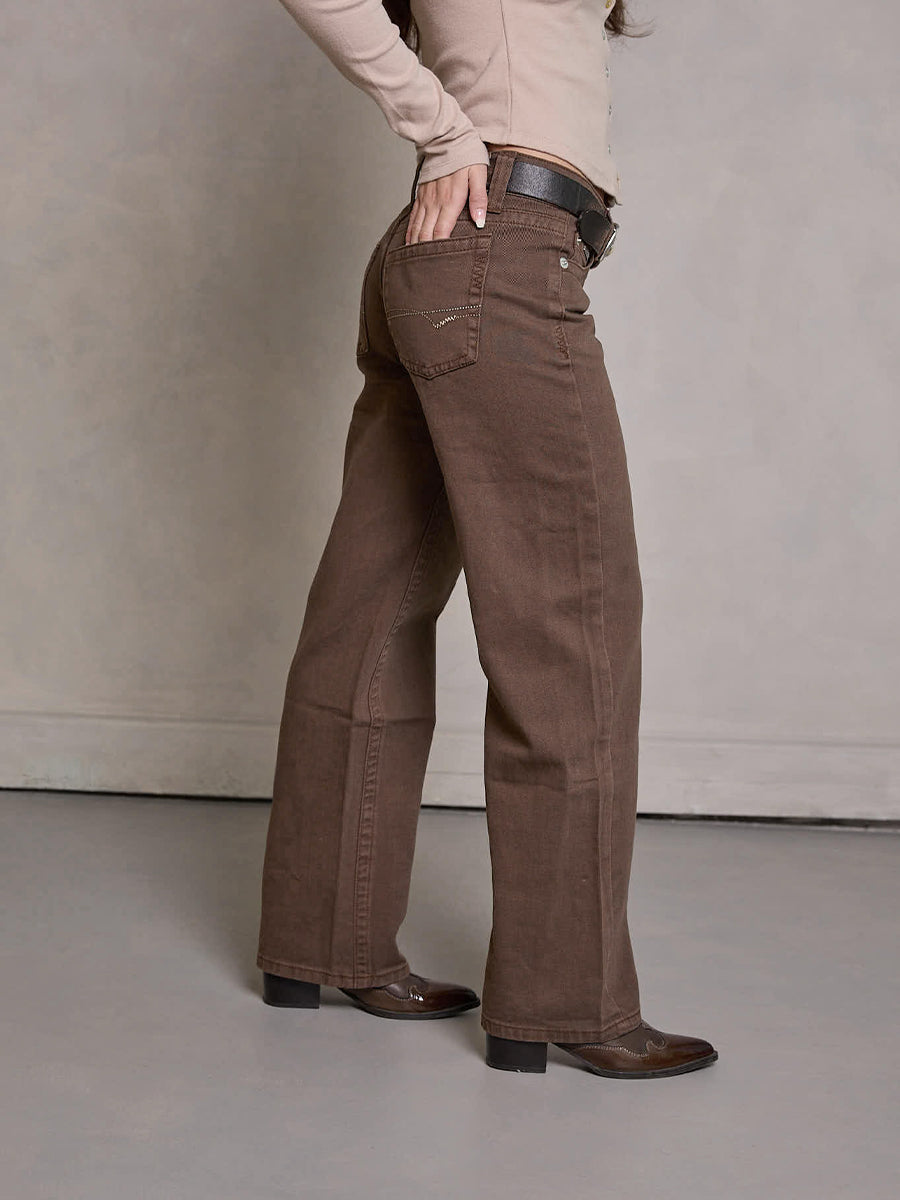PANTALON JUANA CAFÉ
