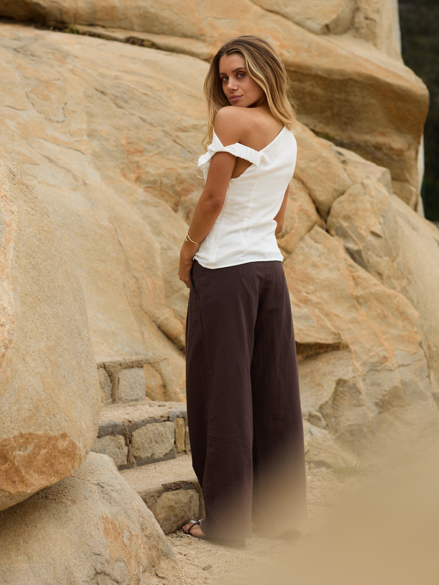 PANTALON ALBA CAFÉ