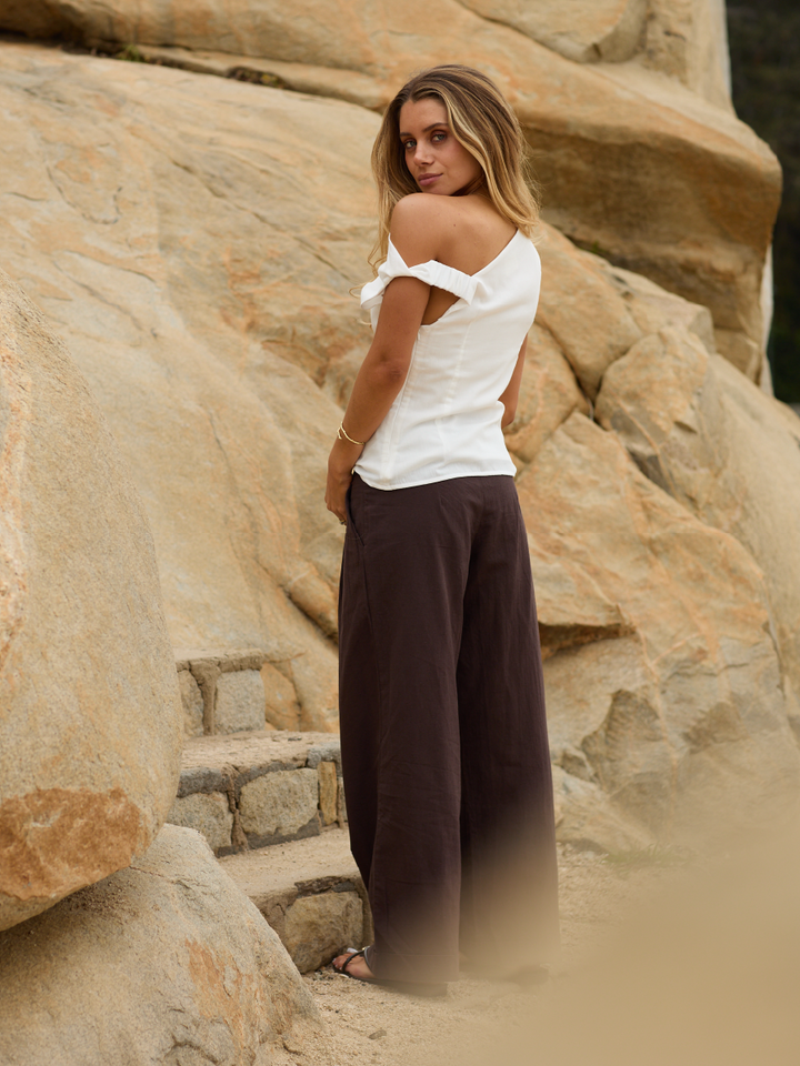 PANTALON ALBA CAFÉ
