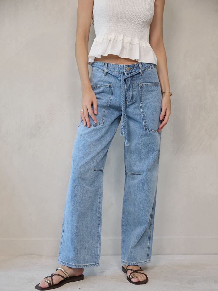 PANTALON ARYA CELESTE