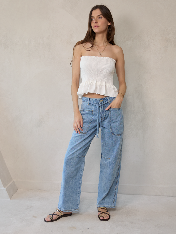 PANTALON ARYA CELESTE