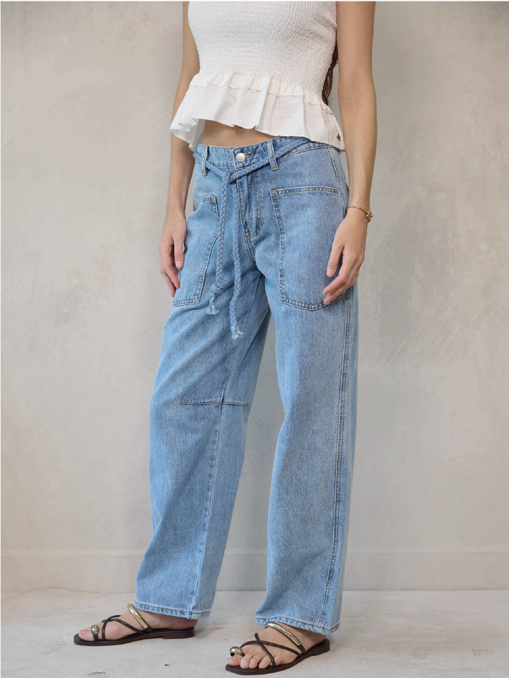 PANTALON ARYA CELESTE