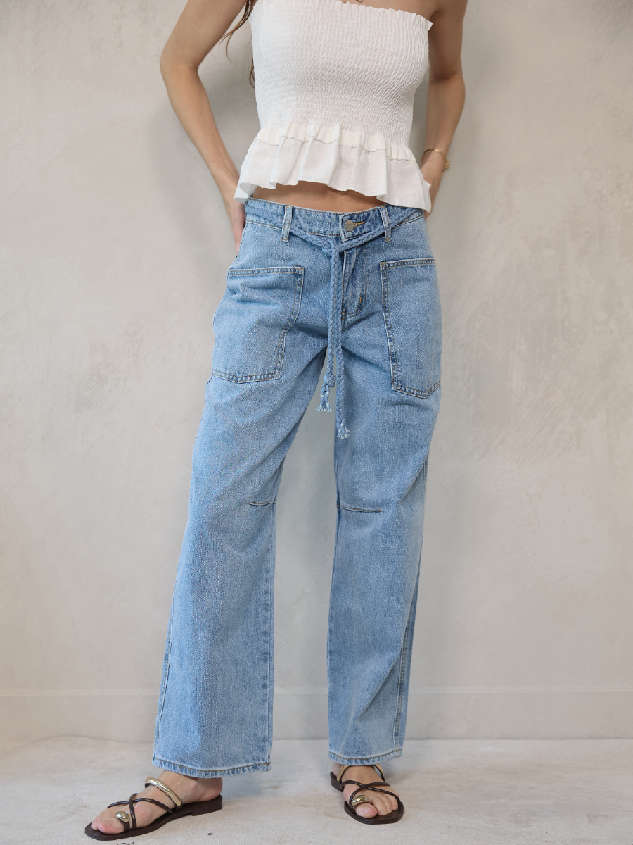 PANTALON ARYA CELESTE