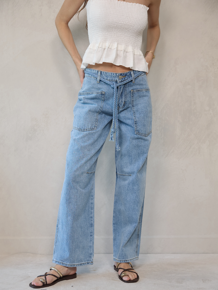 PANTALON ARYA CELESTE