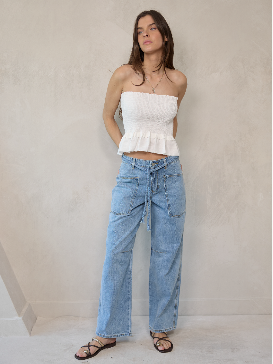 PANTALON ARYA CELESTE