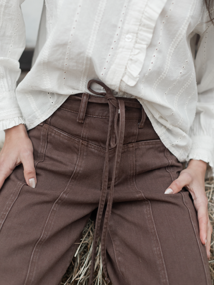 PANTALON ESME CAFE
