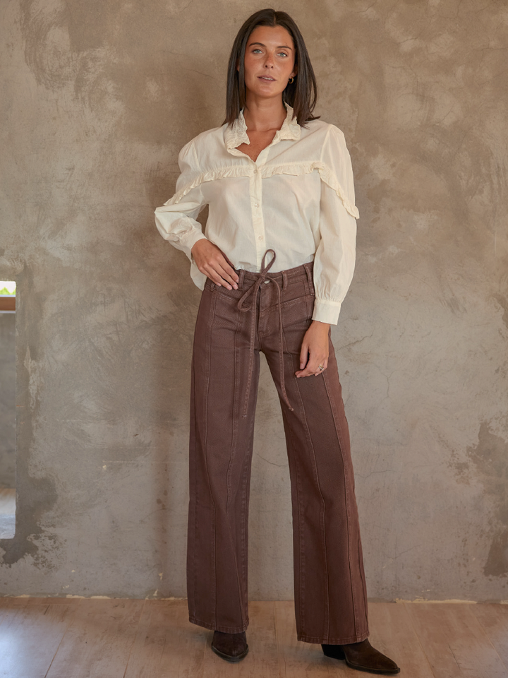 PANTALON ESME CAFE