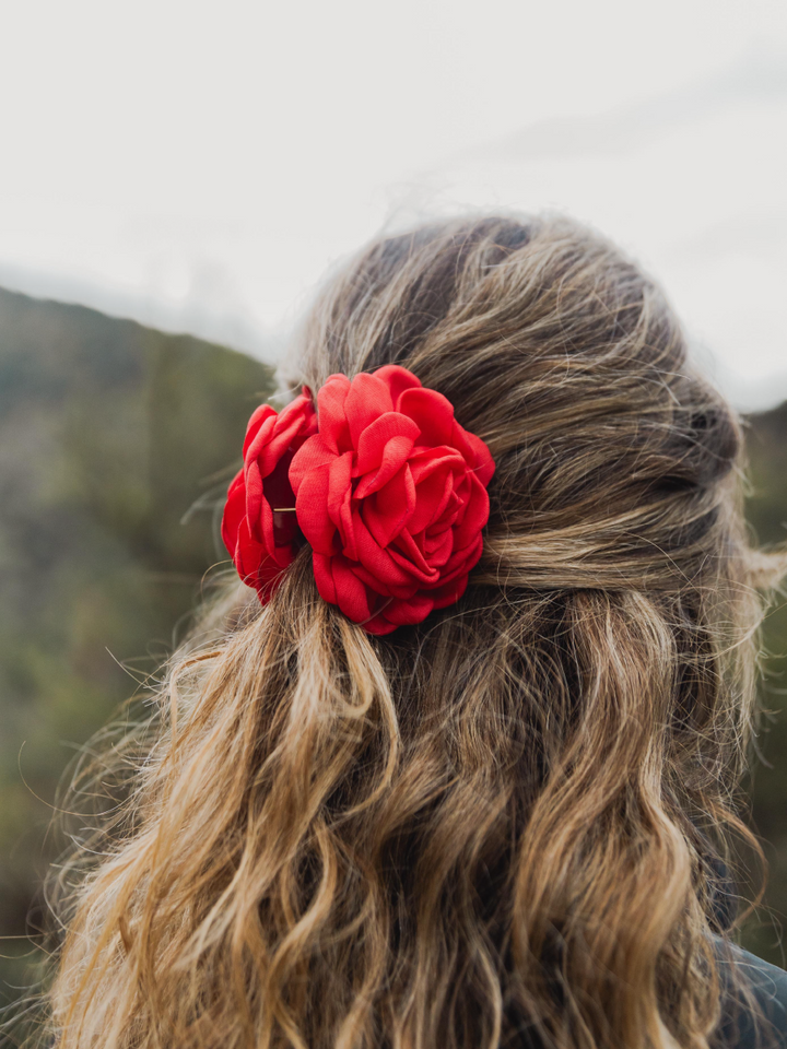 PINCHE ROSA ROJO