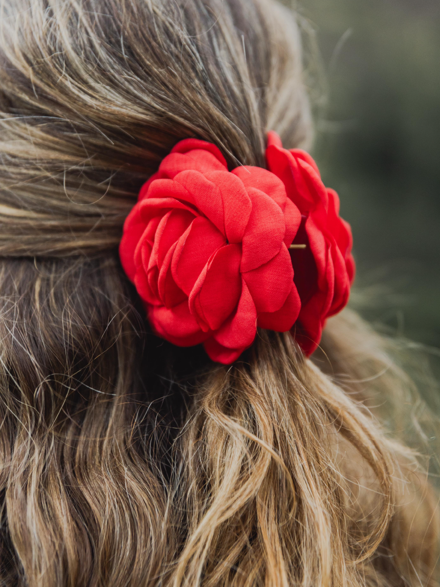 PINCHE ROSA ROJO