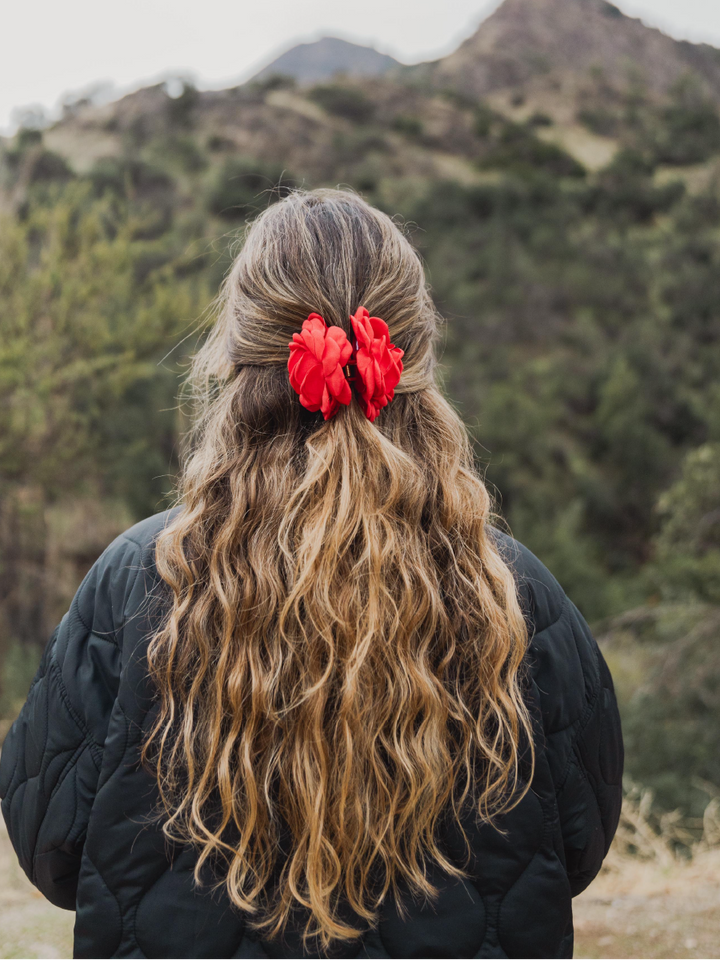 PINCHE ROSA ROJO