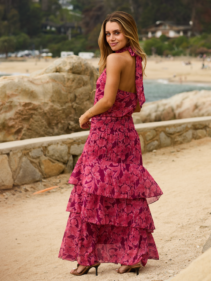 POLLERA AMBAR ROSADO
