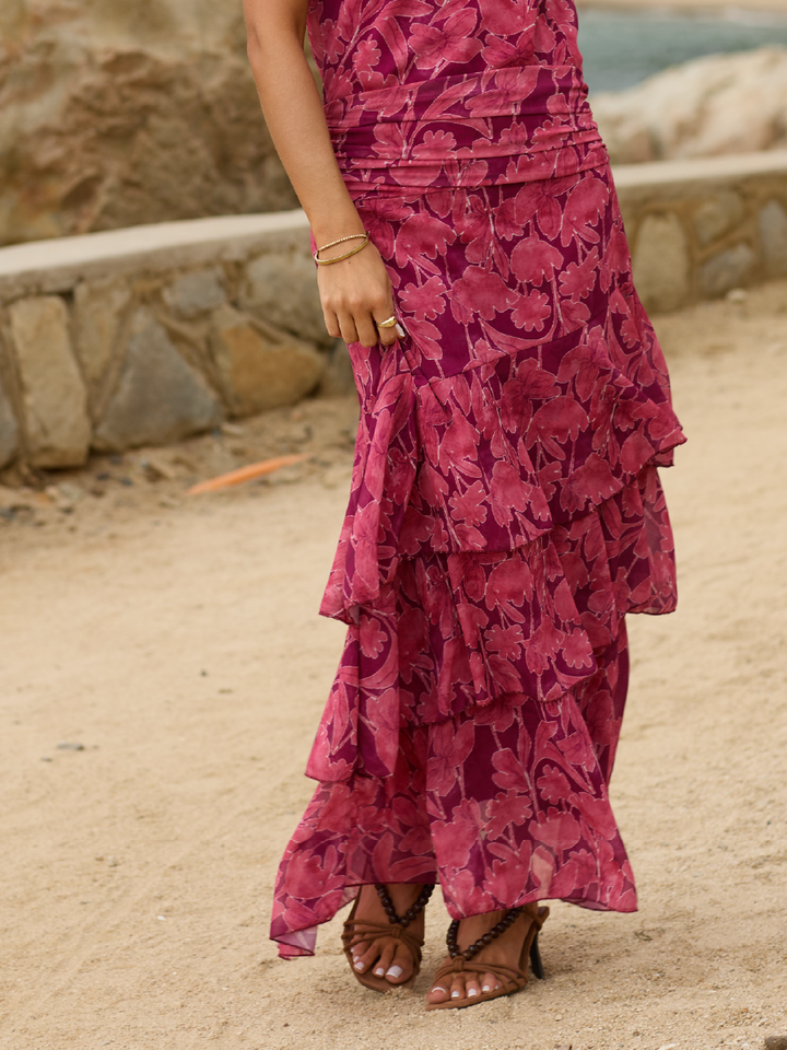 POLLERA AMBAR ROSADO