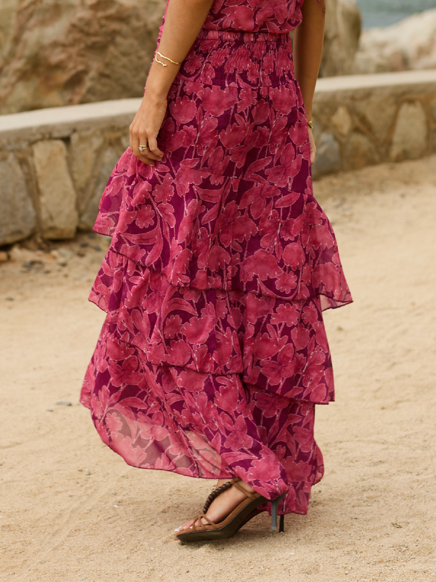 POLLERA AMBAR ROSADO