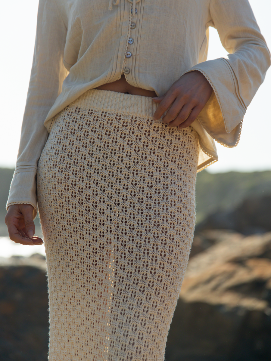 POLLERA KENIA BEIGE