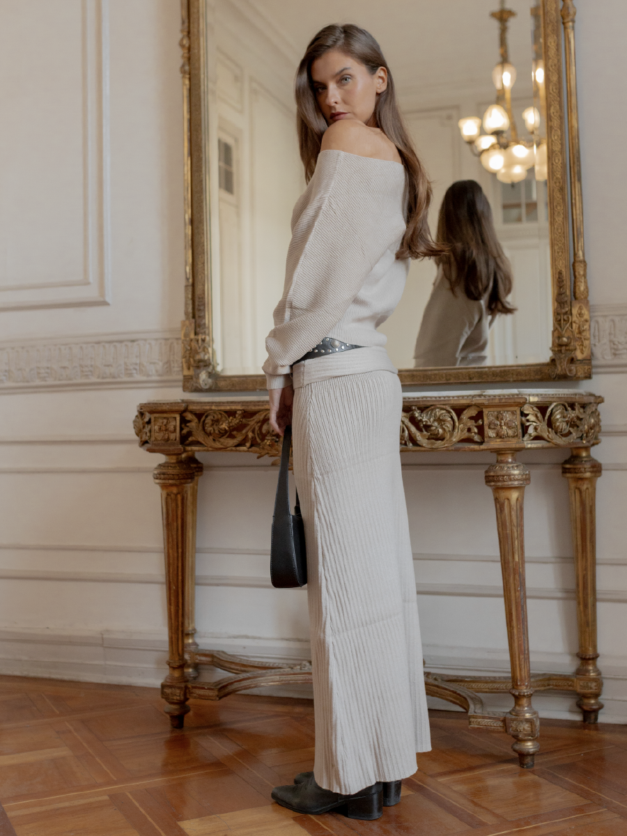 POLLERA LUANA TAUPE