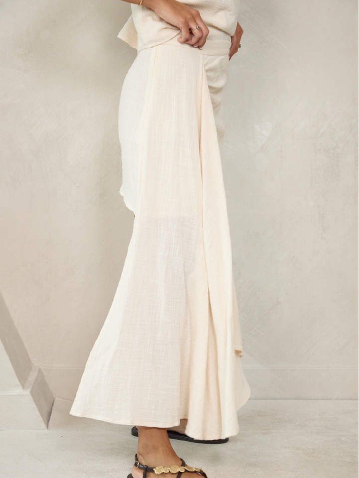 POLLERA MARGARITA BEIGE