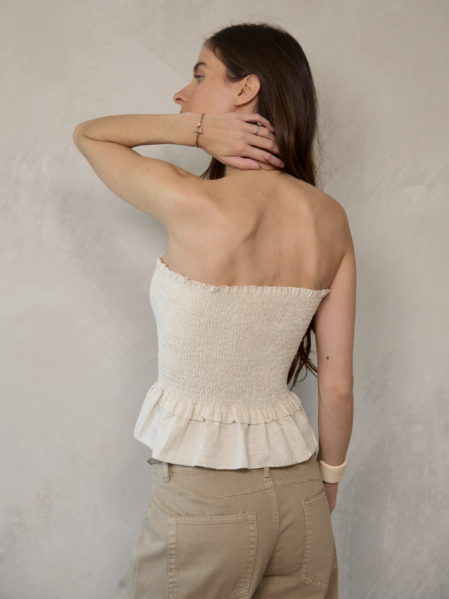 TOP OLIVA BEIGE