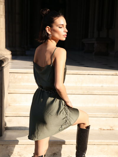 PISCIS DRESS VERDE MILITAR